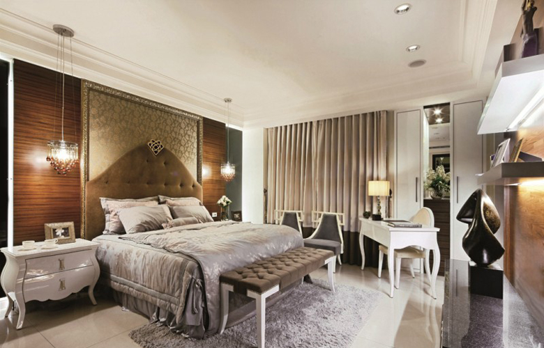 金融世家华苑：12.9万新古典128㎡奢华三居